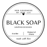Umprocessed Black Soap