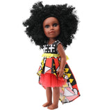 Red Tutu Maya African Girl Doll
