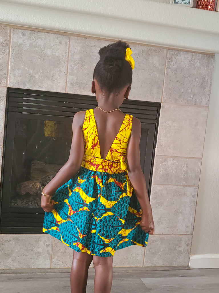 Little Girls Print Dress