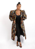 Oversize Jacket with Puff Sleeves
